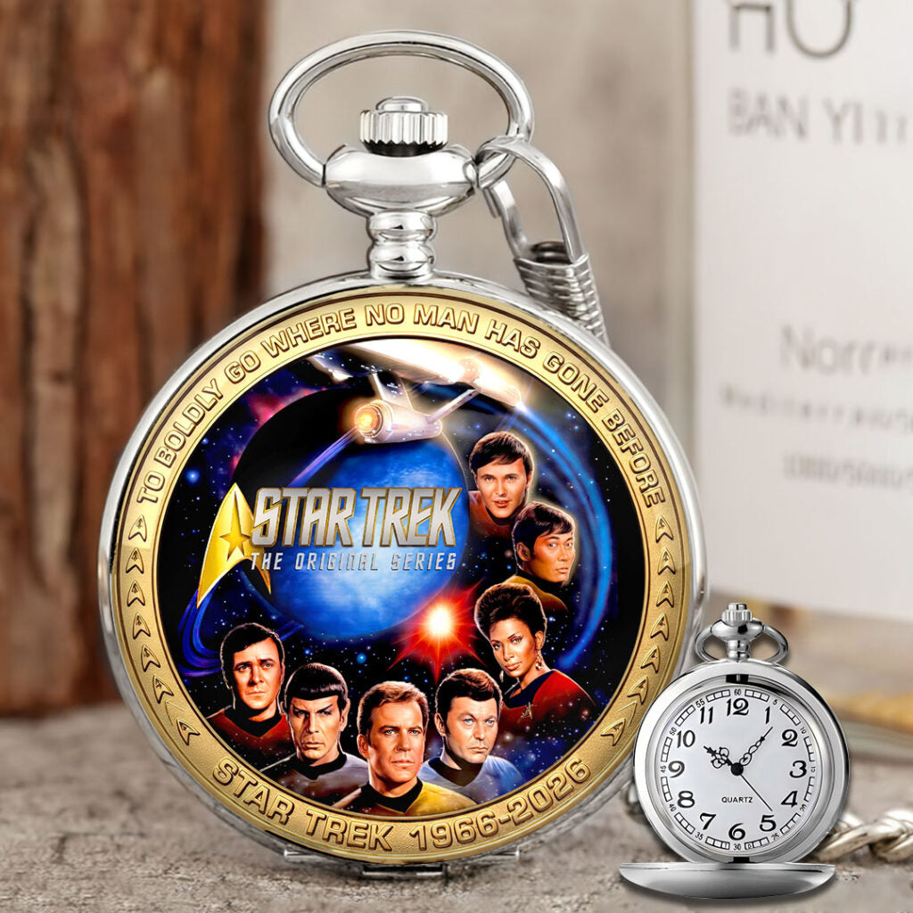 Star Trek 60th Anniversary Pocket Watch - HOATT17854