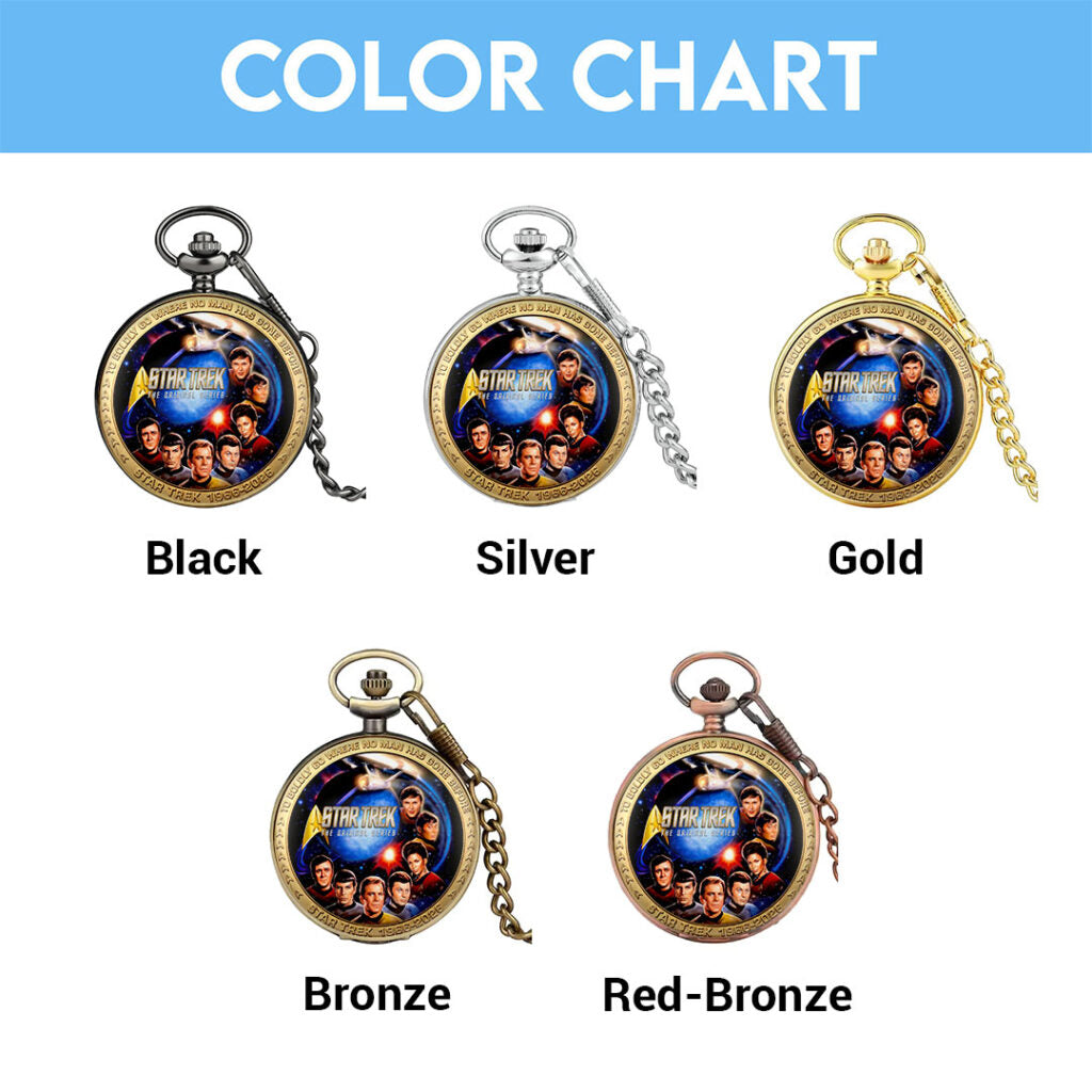 Star Trek 60th Anniversary Pocket Watch - HOATT17854