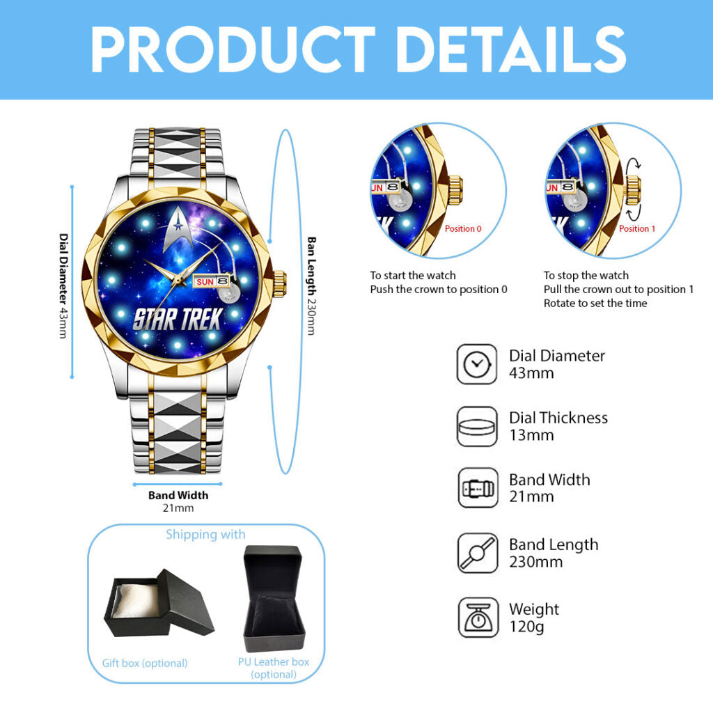 Star Trek Alloy Luxury Quartz Watch - HOATT14760