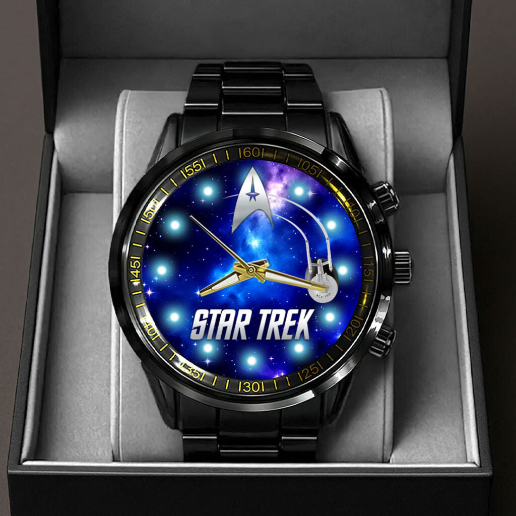 Star Trek Black Stainless Steel Watch - HOATT13637