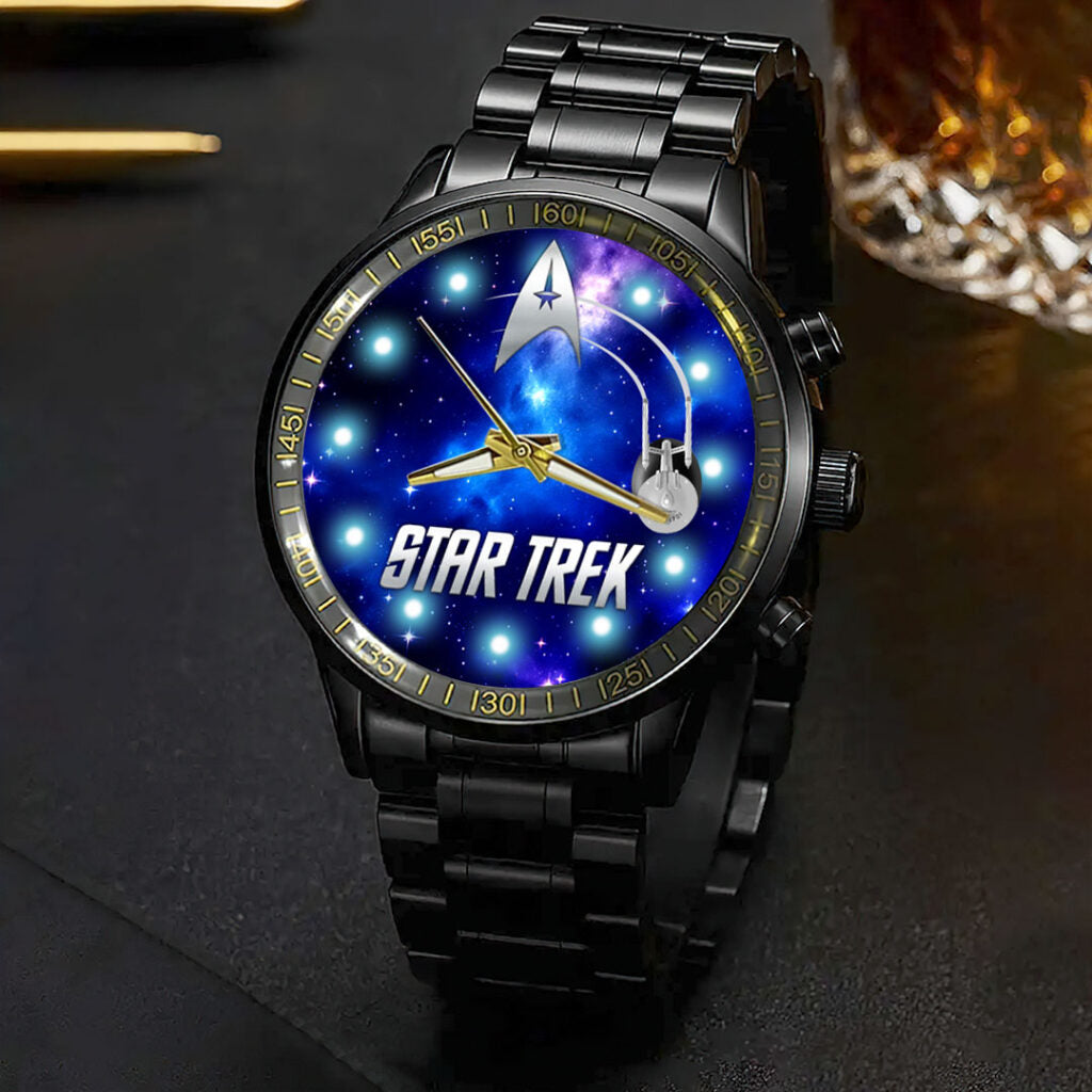 Star Trek Black Stainless Steel Watch - HOATT13637