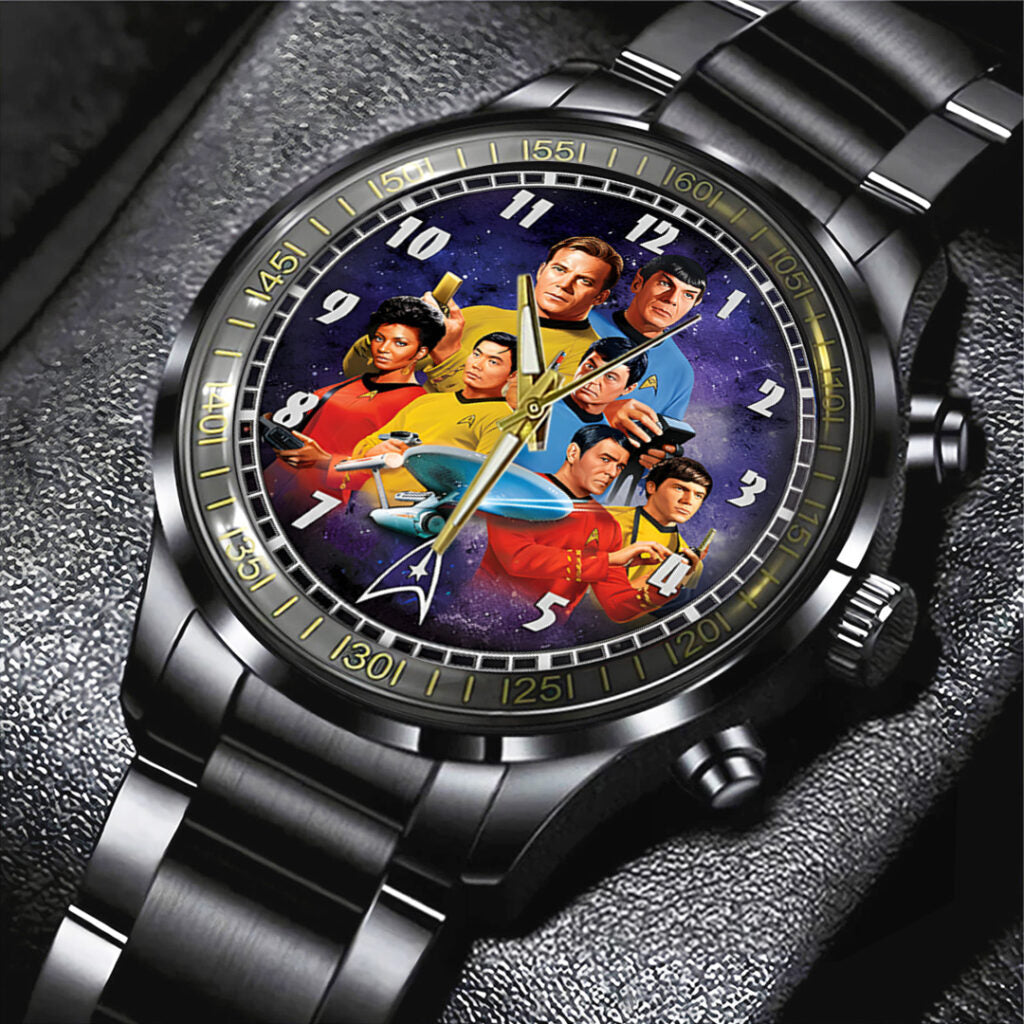 Star Trek Black Stainless Steel Watch - TANTN18004