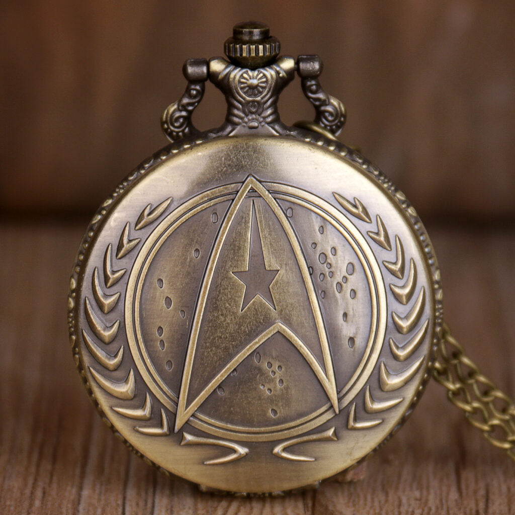 Star Trek Bronze Quartz Pocket Watch - MAITMDROP116