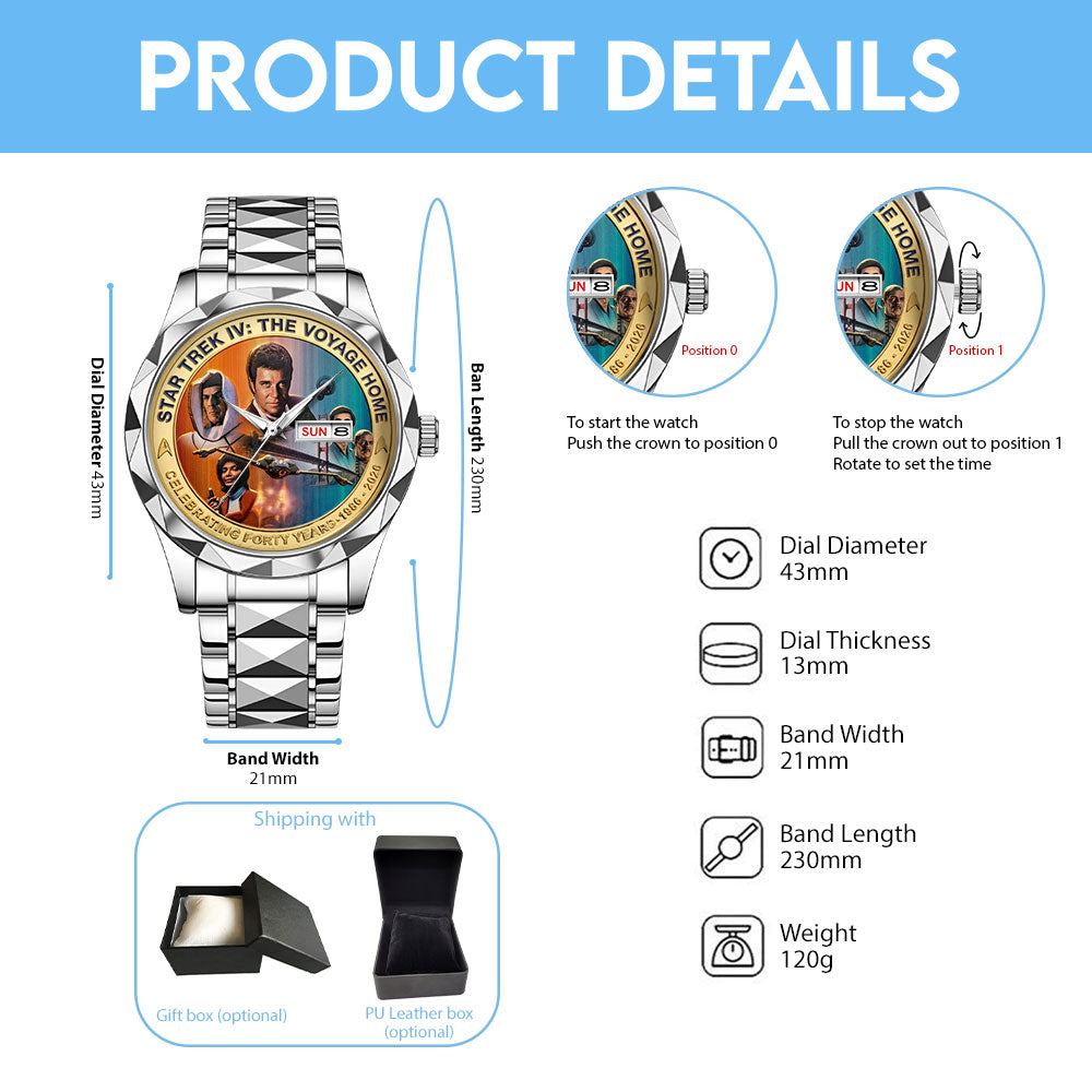 Star Trek IV: The Voyage Home Alloy Luxury Quartz Watch - TMTHU6435