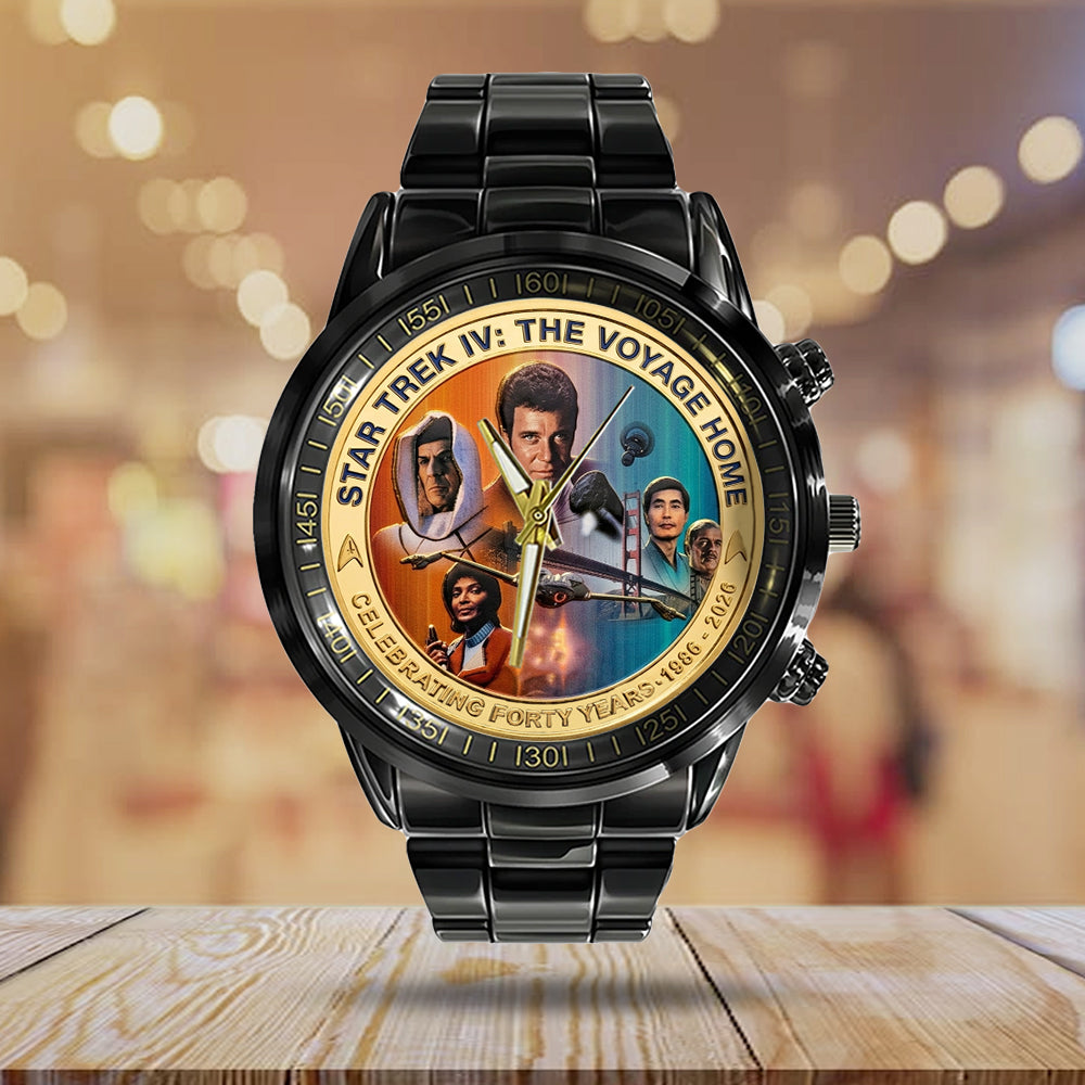 Star Trek IV: The Voyage Home Black Stainless Steel Watch - TMTHU6436