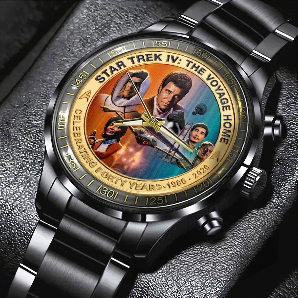 Star Trek IV: The Voyage Home Black Stainless Steel Watch - TMTHU6436