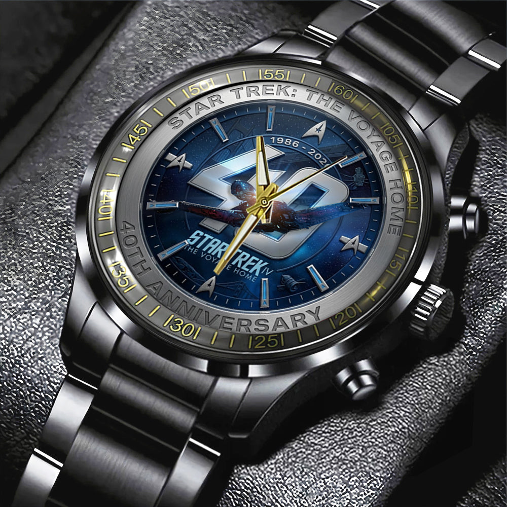 Star Trek IV: The Voyage Home Black Stainless Steel Watch - TMTHU6668