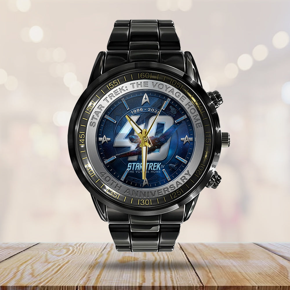 Star Trek IV: The Voyage Home Black Stainless Steel Watch - TMTHU6668