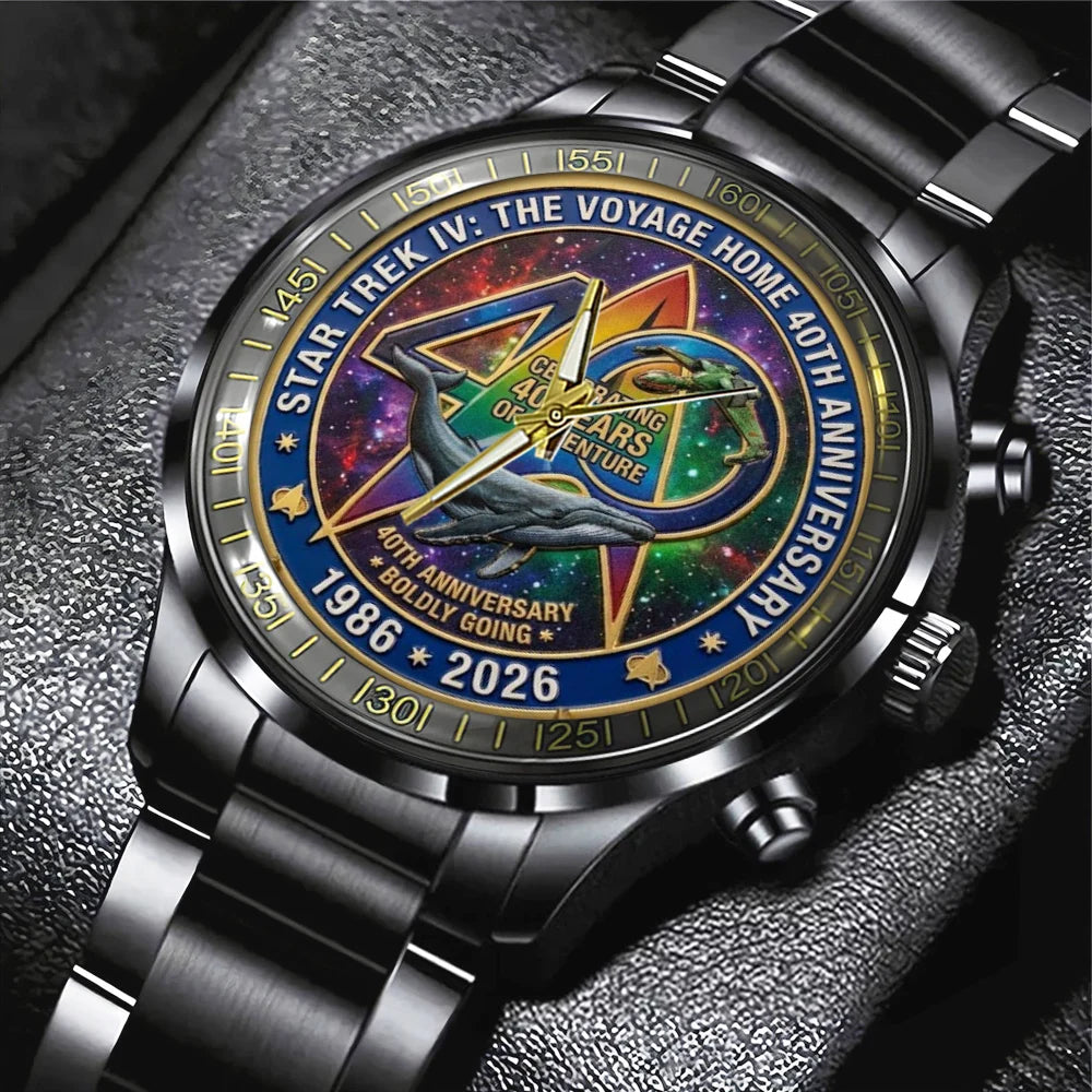 Star Trek IV: The Voyage Home Black Stainless Steel Watch - TMTHU8947
