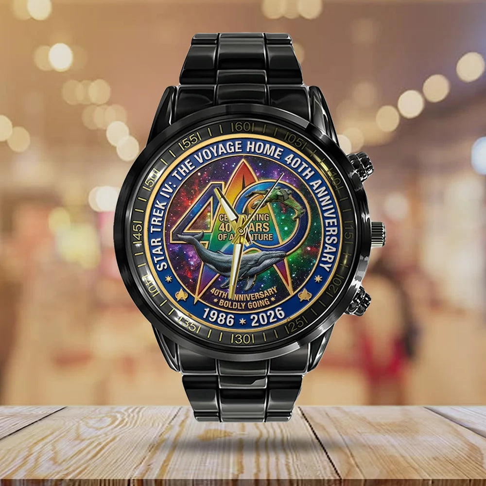Star Trek IV: The Voyage Home Black Stainless Steel Watch - TMTHU8947