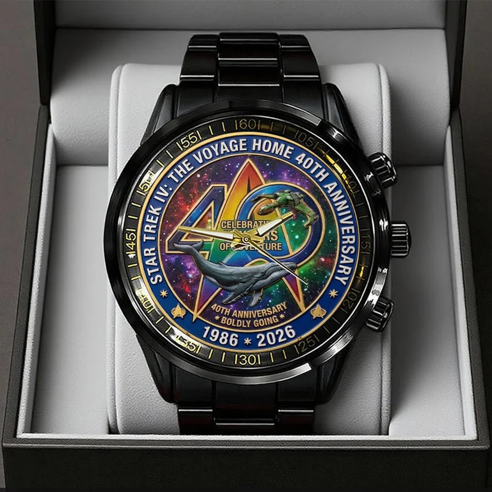 Star Trek IV: The Voyage Home Black Stainless Steel Watch - TMTHU8947