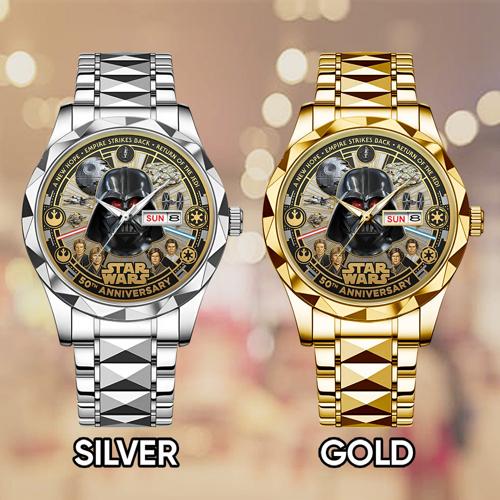 Star Wars 50th Anniversary 2027 Alloy Luxury Quartz Watch - TMTHU4757
