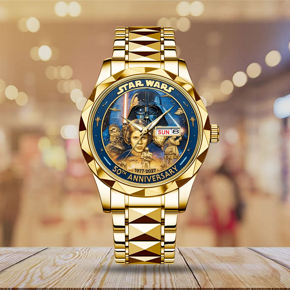 Star Wars 50th Anniversary 2027 Alloy Luxury Quartz Watch - TMTHU5393