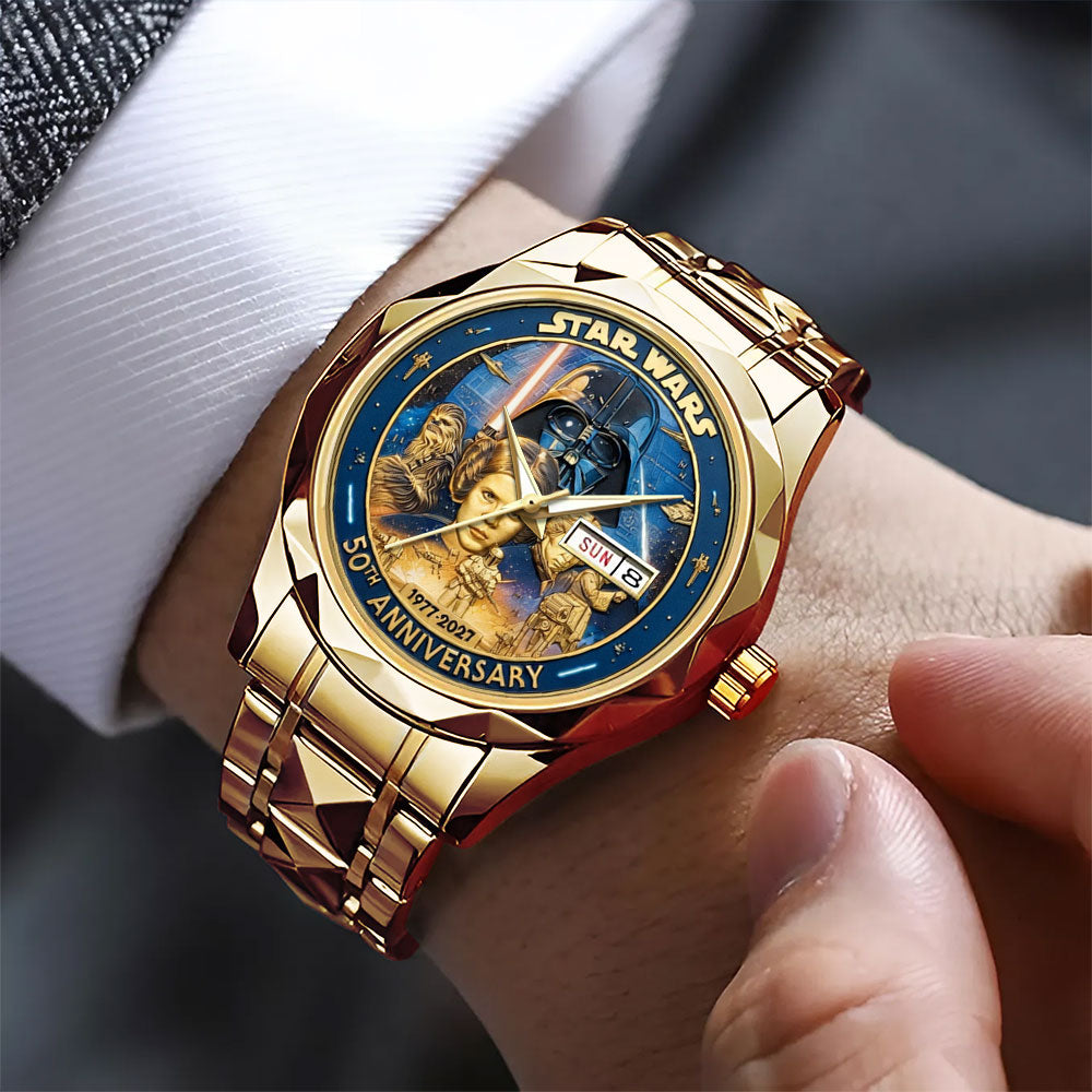 Star Wars 50th Anniversary 2027 Alloy Luxury Quartz Watch - TMTHU5393