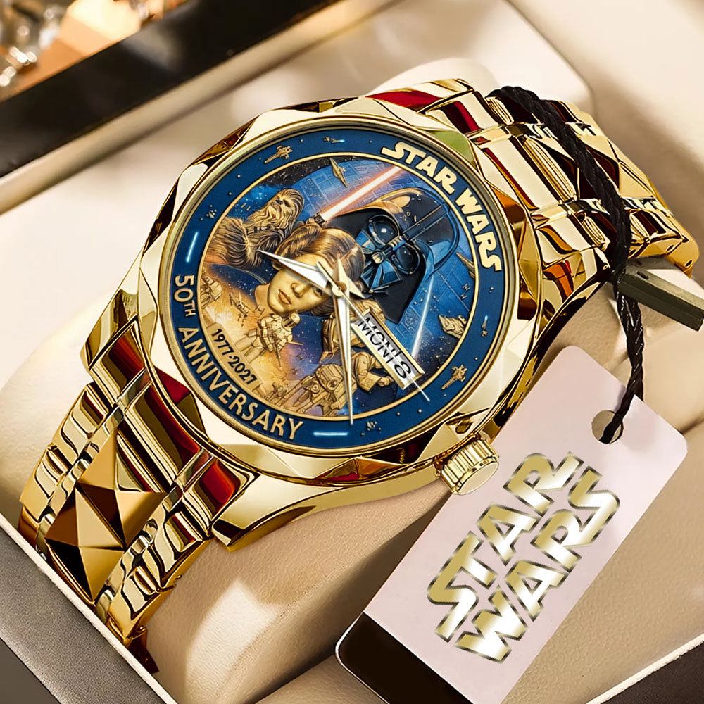 Star Wars 50th Anniversary 2027 Alloy Luxury Quartz Watch - TMTHU5393