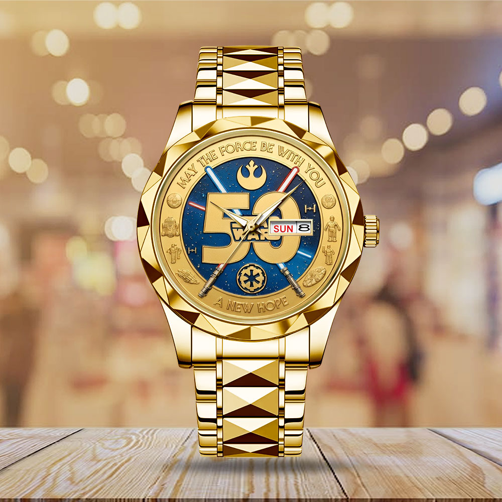 Star Wars 50th Anniversary 2027 Alloy Luxury Quartz Watch - TMTHU5395