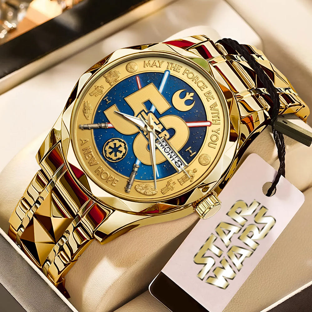 Star Wars 50th Anniversary 2027 Alloy Luxury Quartz Watch - TMTHU5395