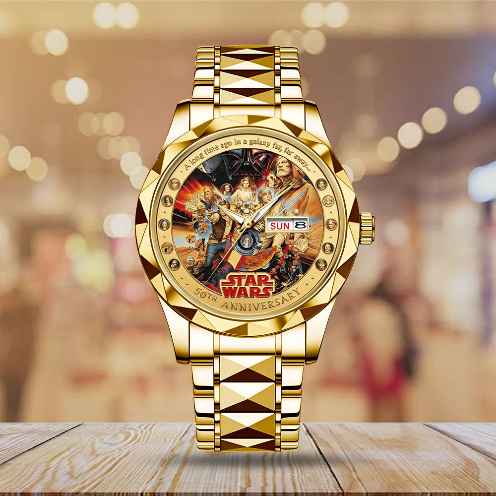 Star Wars 50th Anniversary 2027 Alloy Luxury Quartz Watch - TMTHU5396