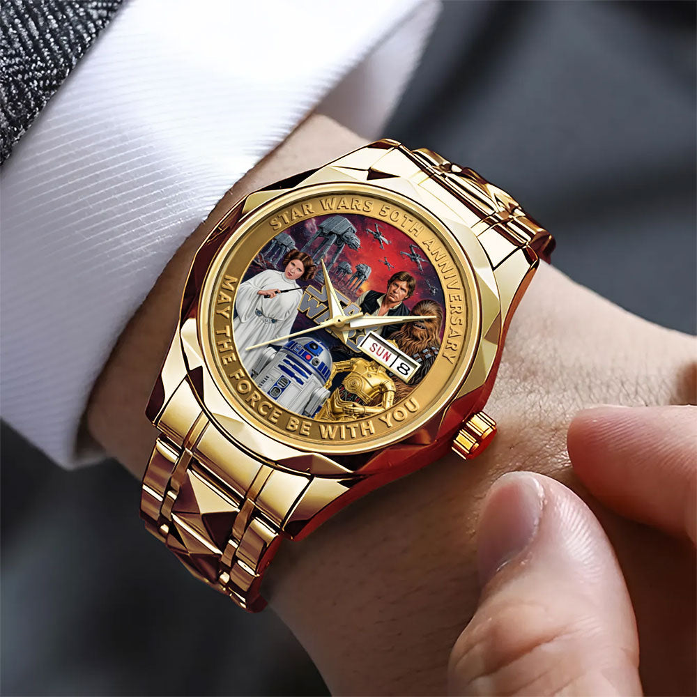 Star Wars 50th Anniversary 2027 Alloy Luxury Quartz Watch - TMTHU5581