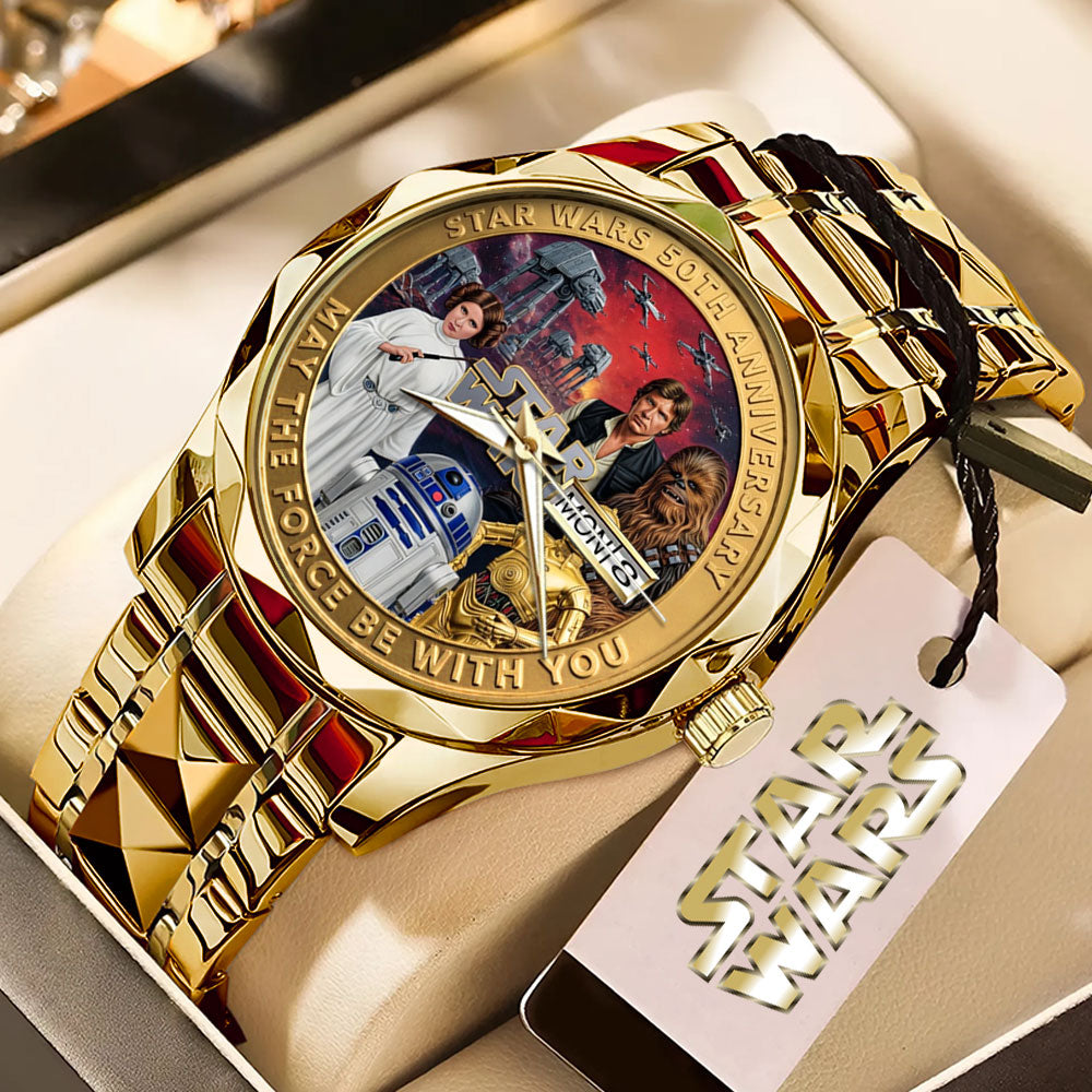 Star Wars 50th Anniversary 2027 Alloy Luxury Quartz Watch - TMTHU5581