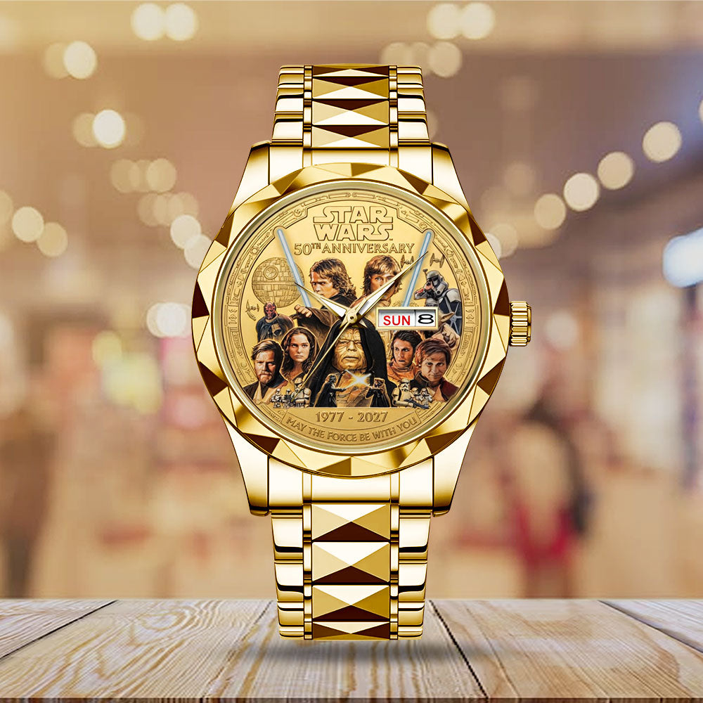Star Wars 50th Anniversary 2027 Alloy Luxury Quartz Watch - TMTHU5587