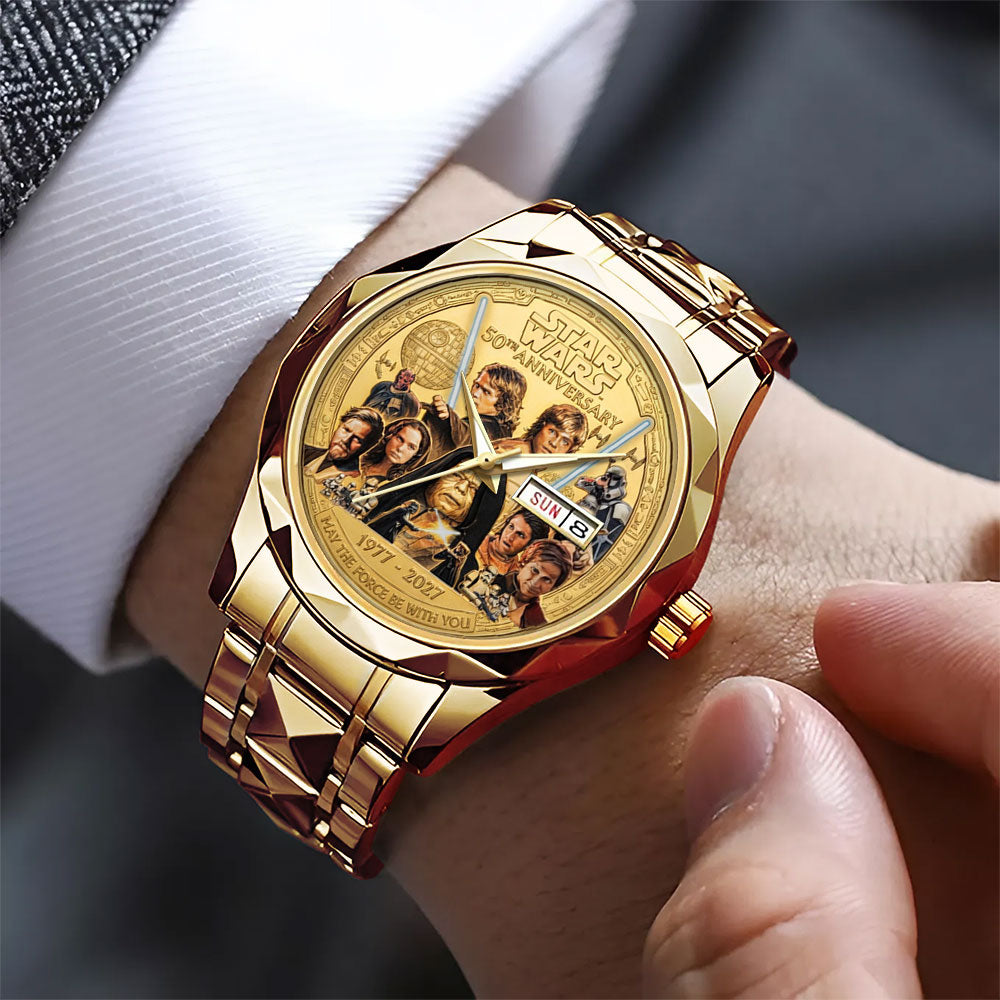 Star Wars 50th Anniversary 2027 Alloy Luxury Quartz Watch - TMTHU5587
