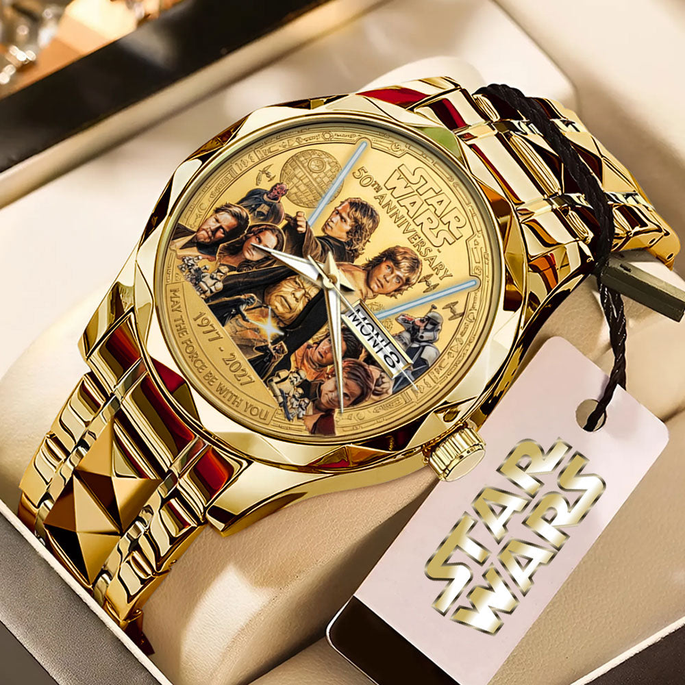 Star Wars 50th Anniversary 2027 Alloy Luxury Quartz Watch - TMTHU5587