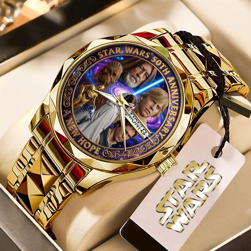 Star Wars 50th Anniversary 2027 Alloy Luxury Quartz Watch - TMTHU5591
