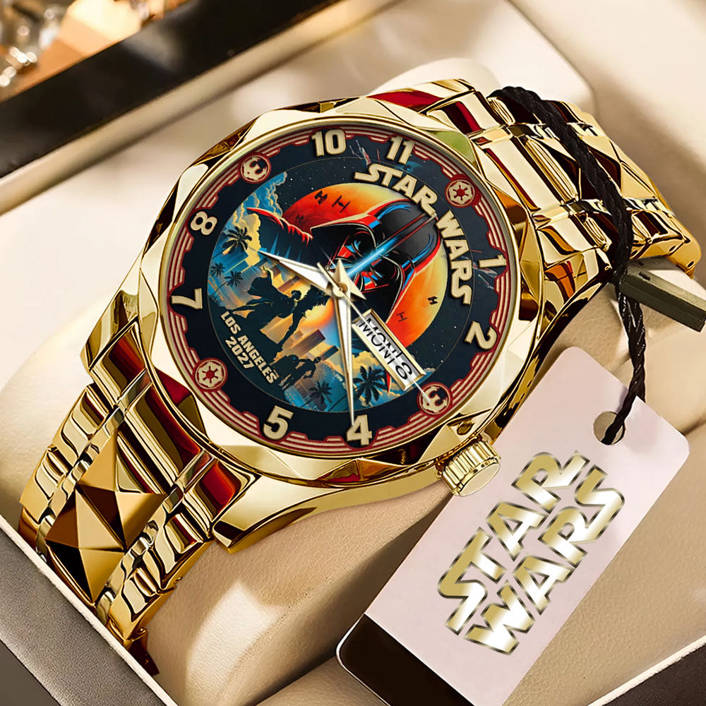 Star Wars 50th Anniversary 2027 Alloy Luxury Quartz Watch - TMTHU5678