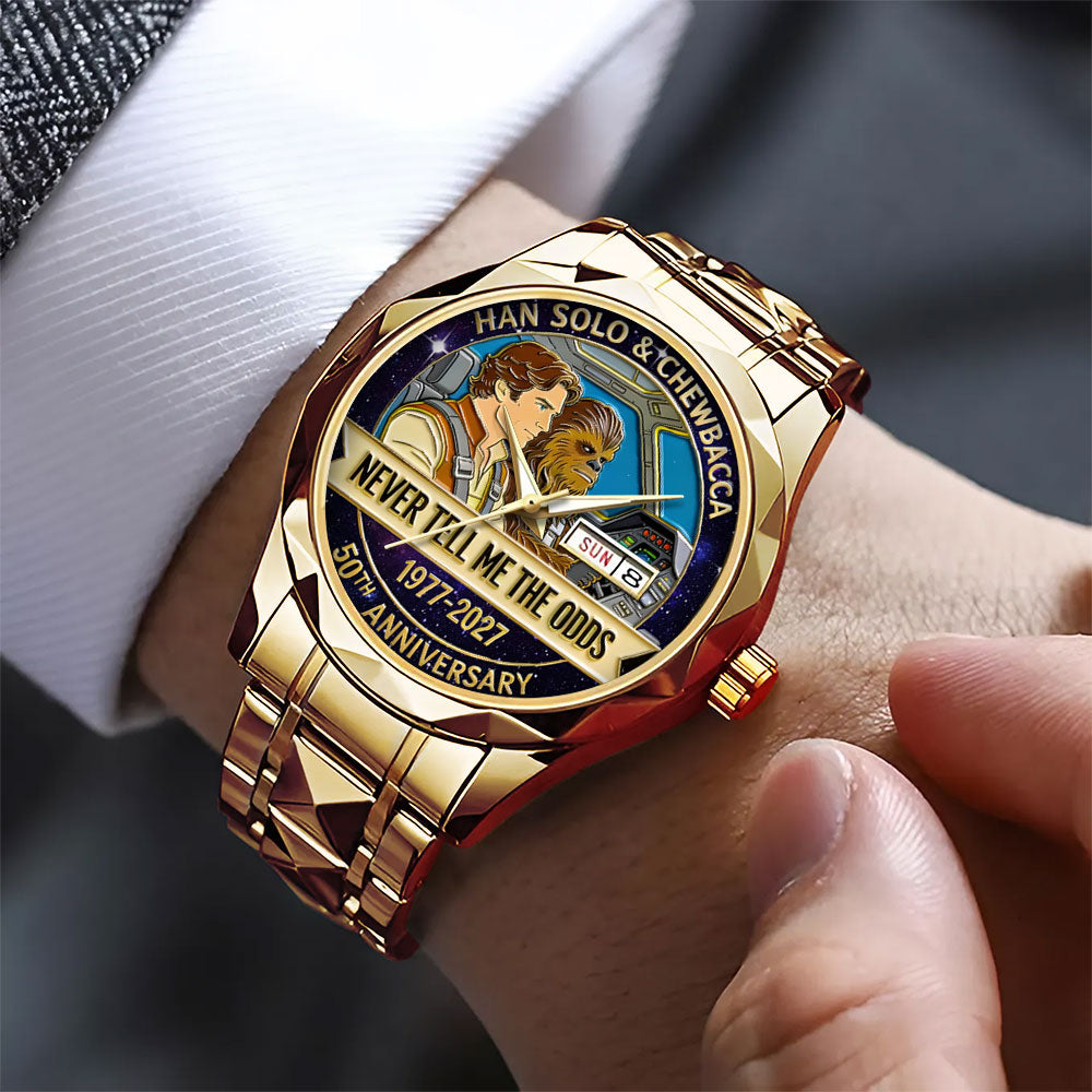 Star Wars 50th Anniversary 2027 Alloy Luxury Quartz Watch - TANTN20871