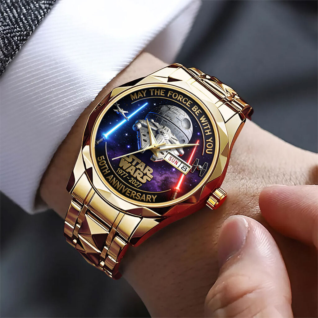 Star Wars 50th Anniversary 2027 Alloy Luxury Quartz Watch - TANTN21318