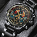 Star Wars 50th Anniversary 2027 Black Stainless Steel Watch - TMTHU5677