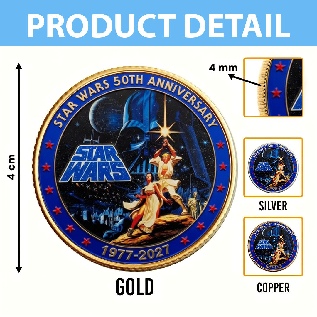 Star Wars 50th Anniversary 2027 Commemorative Coin – TMTHU5605