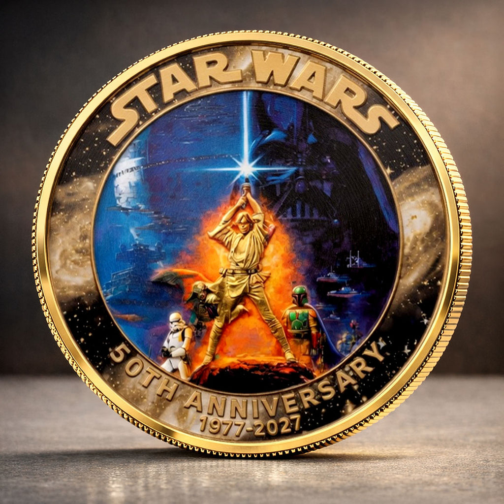 Star Wars 50th Anniversary 2027 Commemorative Coin – TMTHU5675