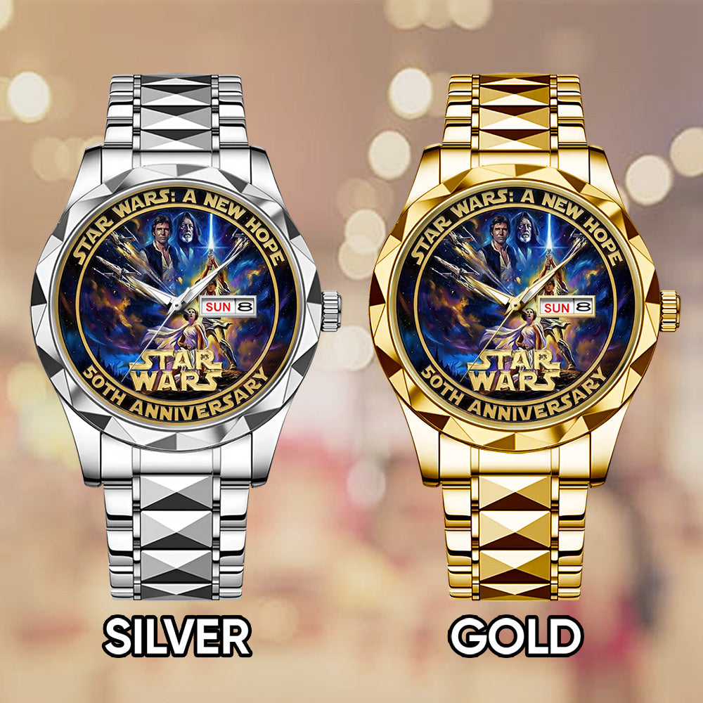 Star Wars 50th Anniversary Alloy Luxury Quartz Watch - TMTHU3667