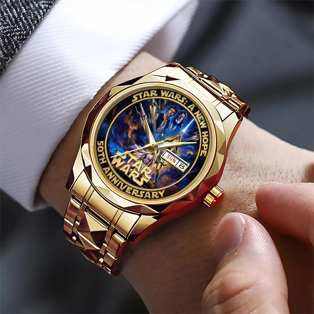 Star Wars 50th Anniversary Alloy Luxury Quartz Watch - TMTHU3667