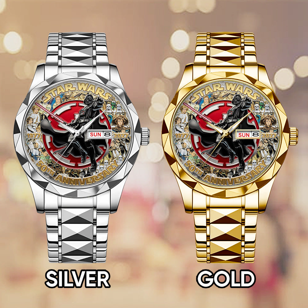 Star Wars 50th Anniversary Alloy Luxury Quartz Watch - TMTHU4302