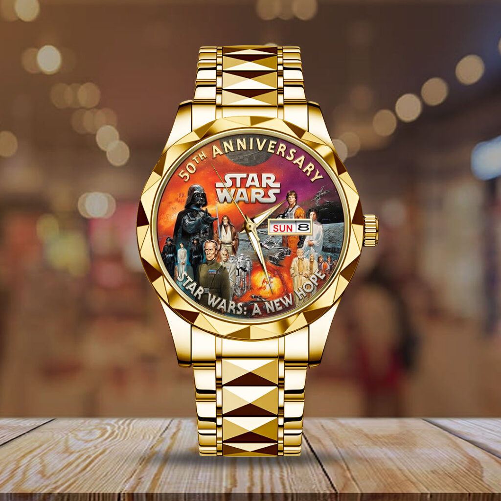 Star Wars 50th Anniversary Alloy Luxury Quartz Watch - TMTHU4869