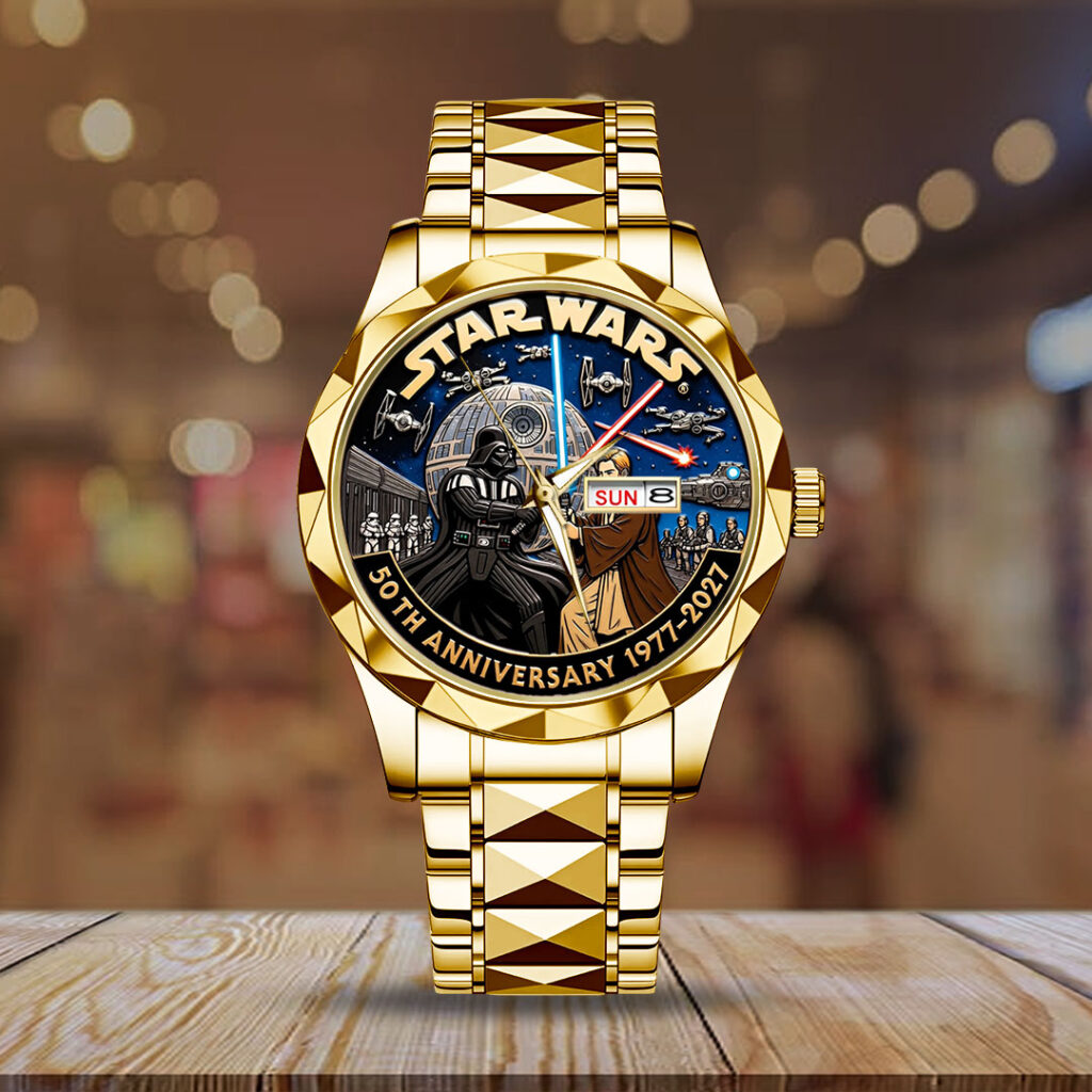 Star Wars 50th Anniversary Alloy Luxury Quartz Watch - TMTHU5087