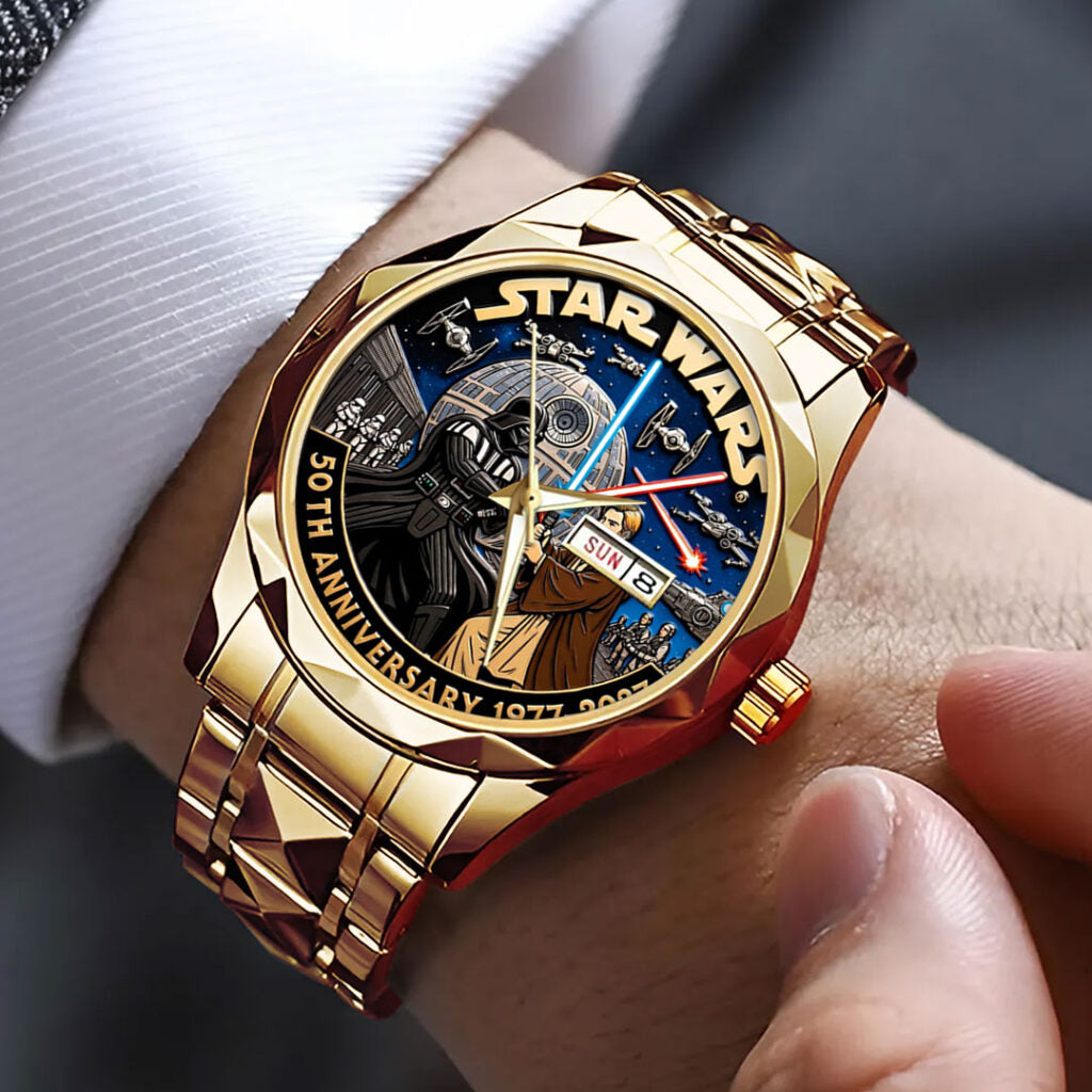 Star Wars 50th Anniversary Alloy Luxury Quartz Watch - TMTHU5087