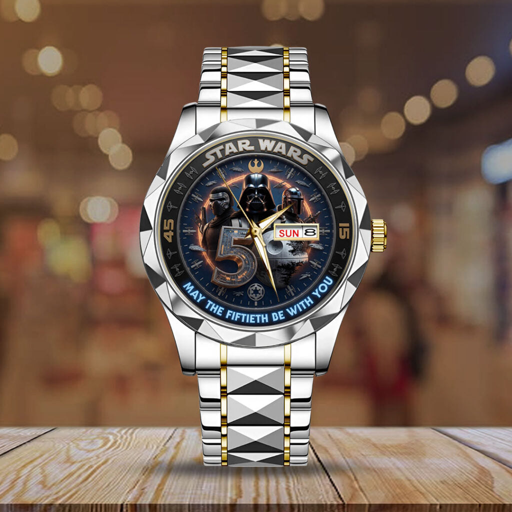 Star Wars 50th Anniversary Alloy Luxury Quartz Watch - TMTHU5683