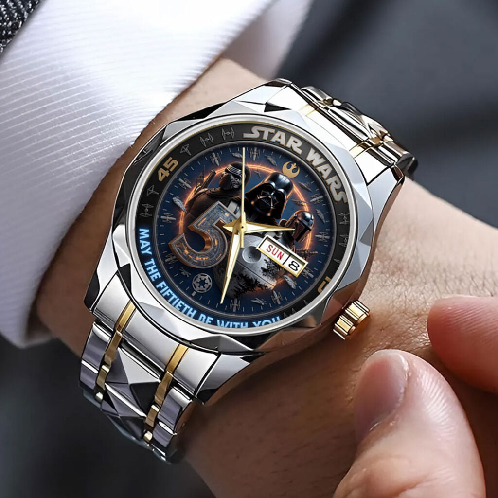 Star Wars 50th Anniversary Alloy Luxury Quartz Watch - TMTHU5683