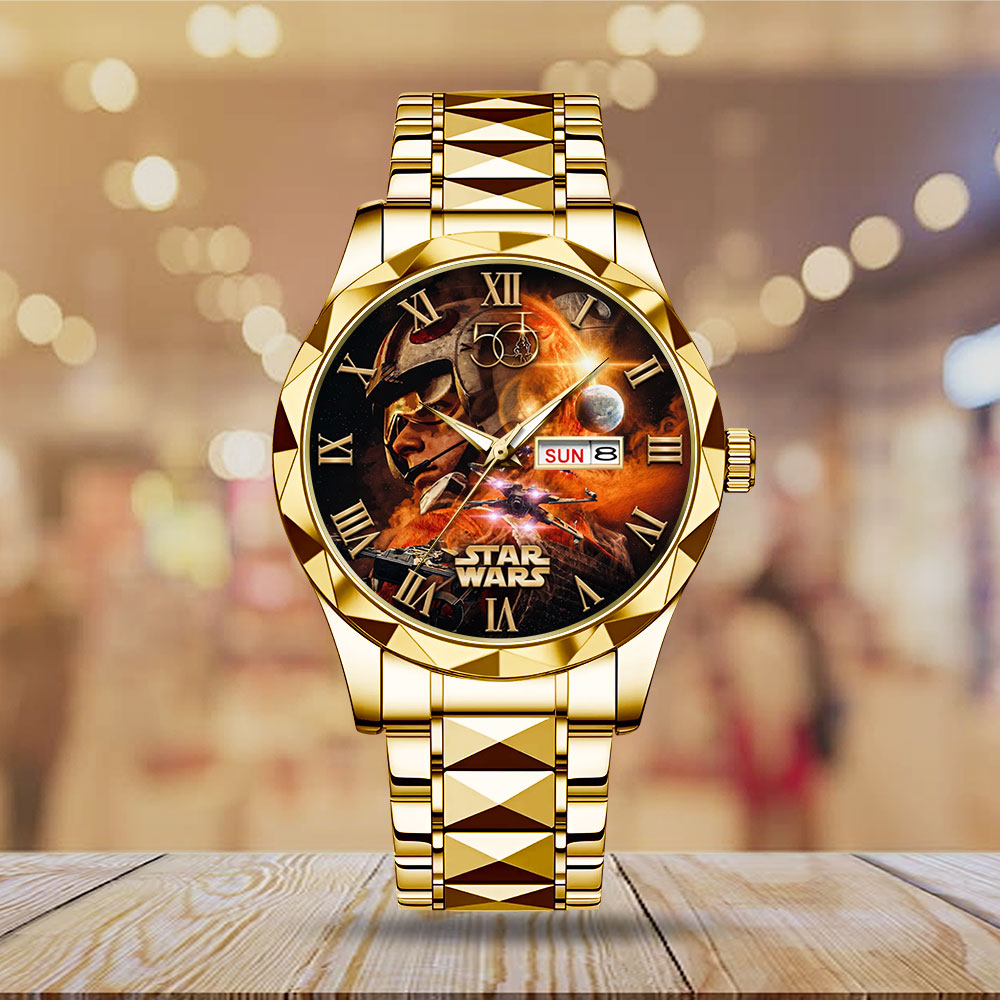 Star Wars 50th Anniversary Alloy Luxury Quartz Watch - TMTHU6516