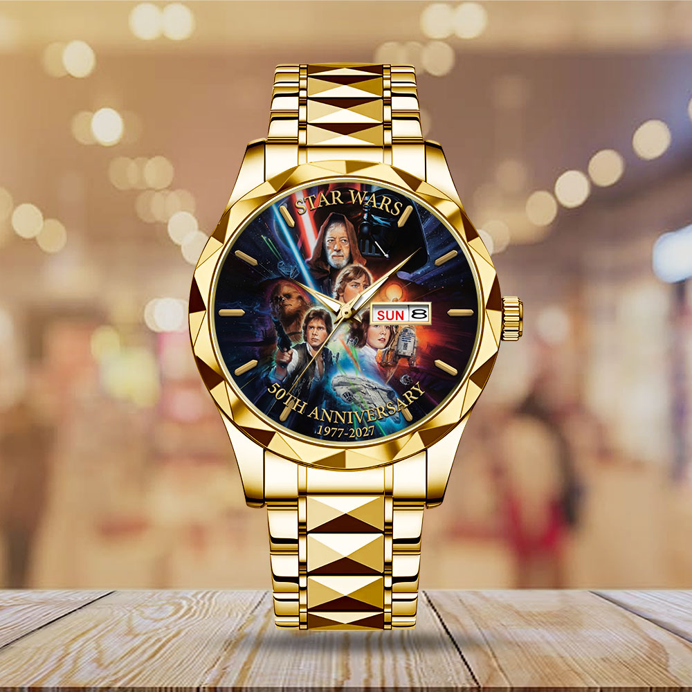 Star Wars 50th Anniversary Alloy Luxury Quartz Watch - TMTHU6520