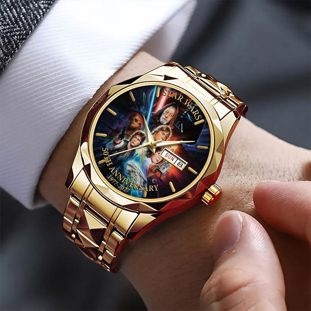 Star Wars 50th Anniversary Alloy Luxury Quartz Watch - TMTHU6520