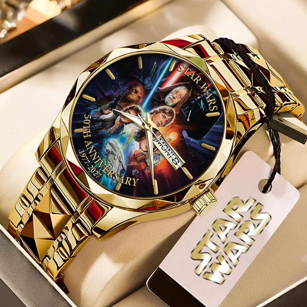 Star Wars 50th Anniversary Alloy Luxury Quartz Watch - TMTHU6520