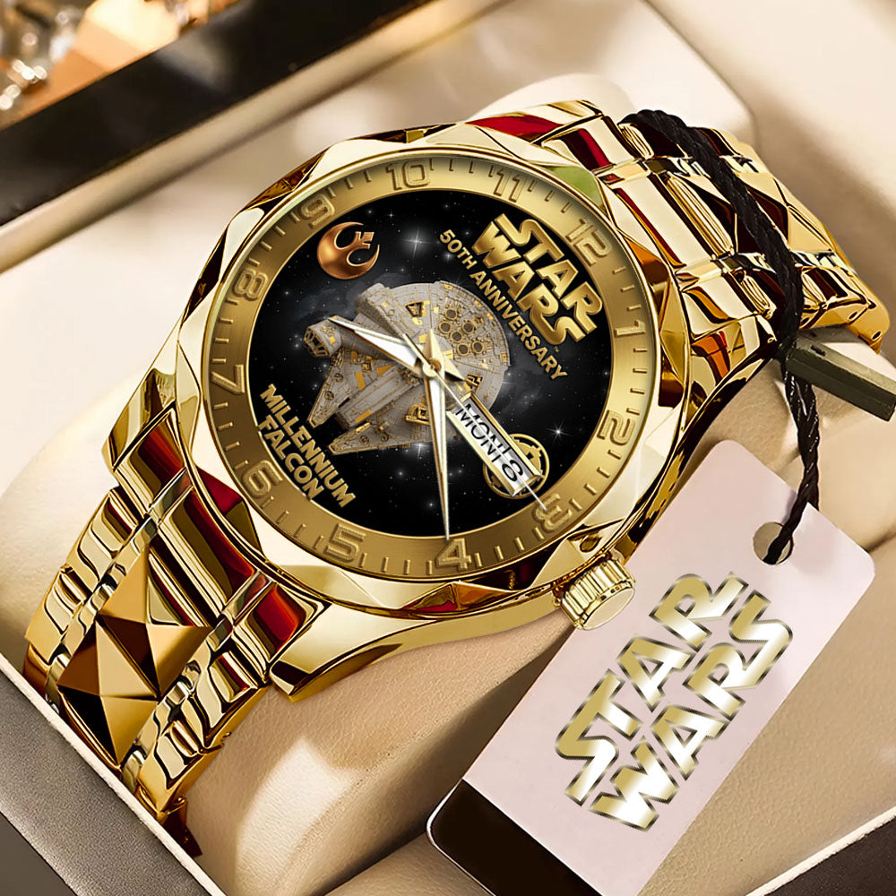 Star Wars 50th Anniversary Alloy Luxury Quartz Watch - TMTHU7200