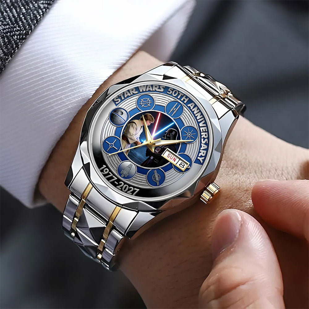 Star Wars 50th Anniversary Alloy Luxury Quartz Watch - TANTN21482