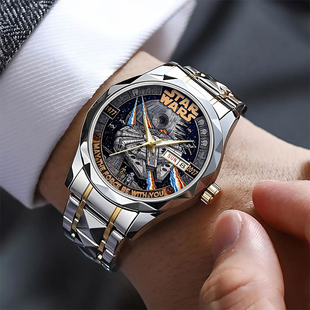 Star Wars 50th Anniversary Alloy Luxury Quartz Watch - TANTN21716