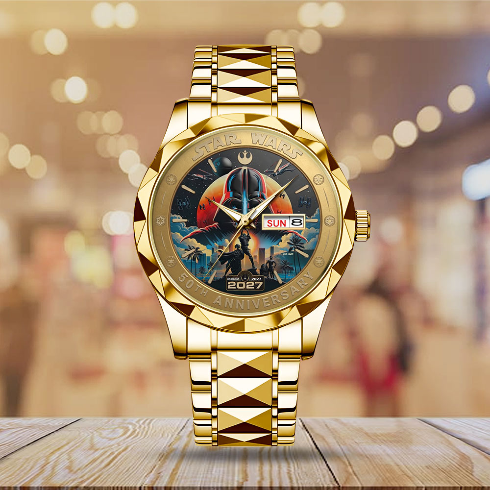 Star Wars 50th Anniversary Alloy Luxury Quartz Watch - TMTHU5676
